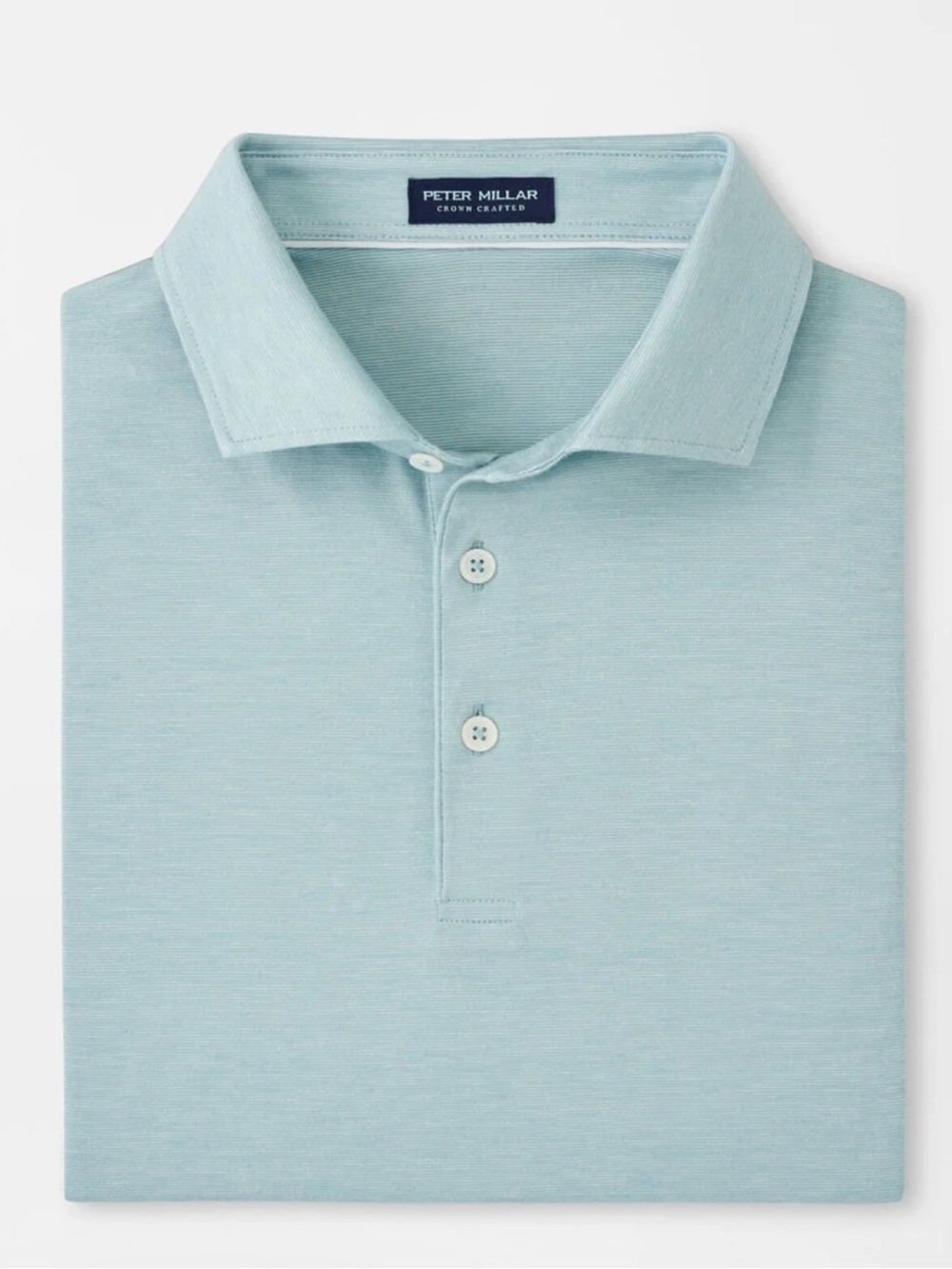 NWT Peter Millar Crown Crafted Excursionist Flex Polo: Blue Spruce (Medium)